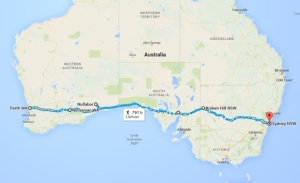 James Brooman Perth_WA_to_Sydney_NSW_-_Google_Maps