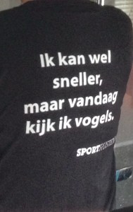 Sportrusten vogels shirt